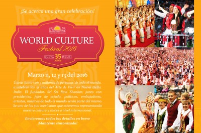 World Culture Festival 2016 | 35 años de El Arte de Vivir